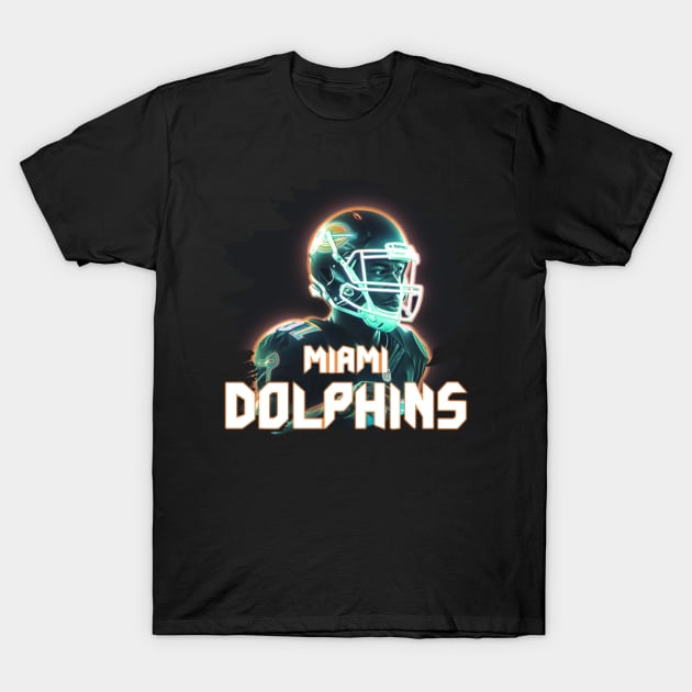 Miami Dolphins T-Shirt by Pixy Official